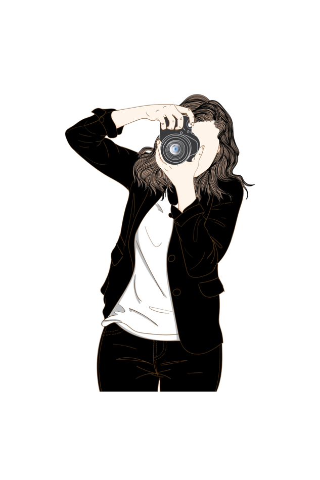 Beautiful Woman Photographer Tote Bags with Zipper