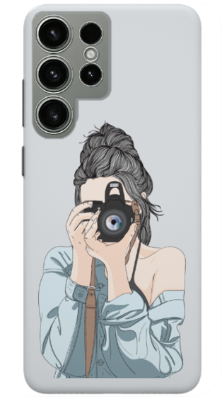 Cute Girl Photographer - Samsung Galaxy S23 Ultra Mobile Cases