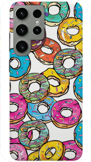 Donut Pattern - Samsung Galaxy S23 Ultra Mobile Cases