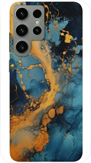 Abstract Painting Vibrant Blue - Samsung Galaxy S23 Ultra Mobile Cases