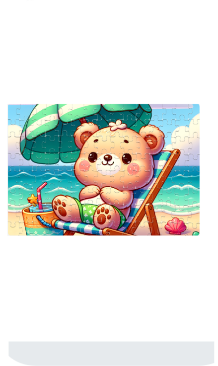 "Summer Animals Kids Puzzle – 120-Piece Fun and Educational Nature-Themed Puzzle"