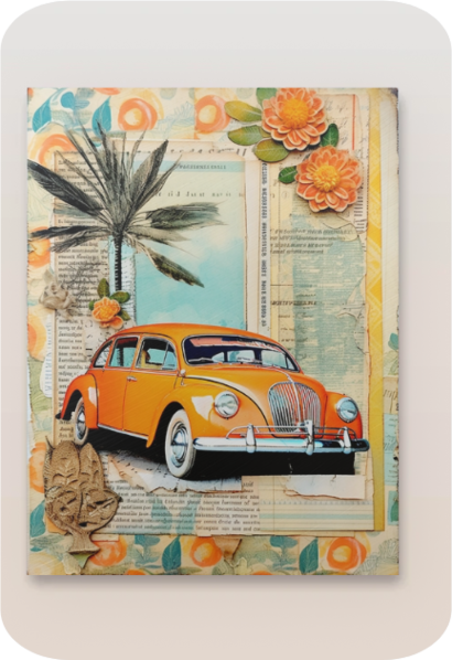 Metal poster – Classic Vintage Car