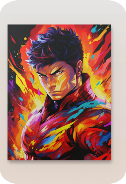 Metal Poster Superhero