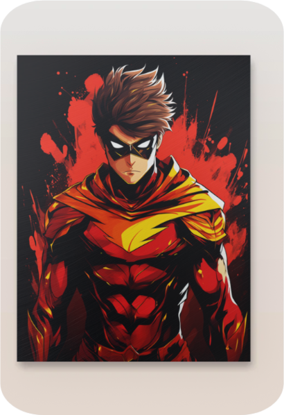 Metal Poster - Superhero