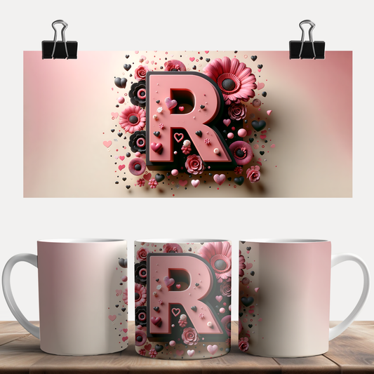 Valentine Alphabet R Mug