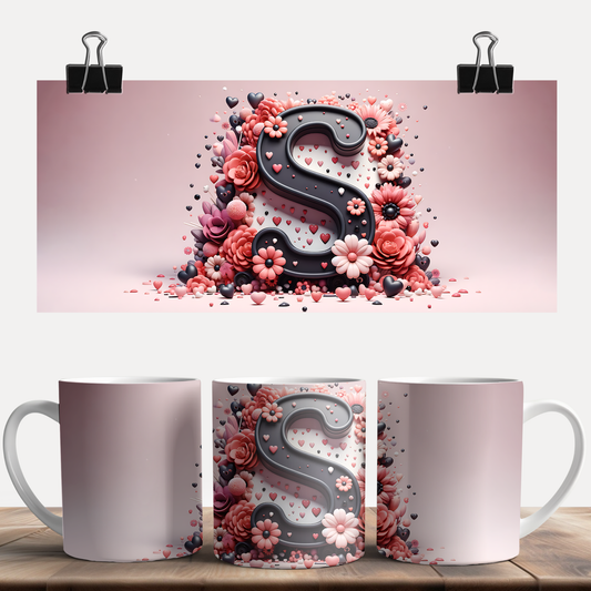 Valentine Alphabet S Mug