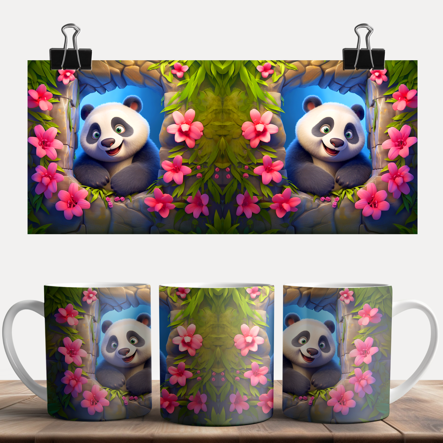 3D Animal Panda Mug