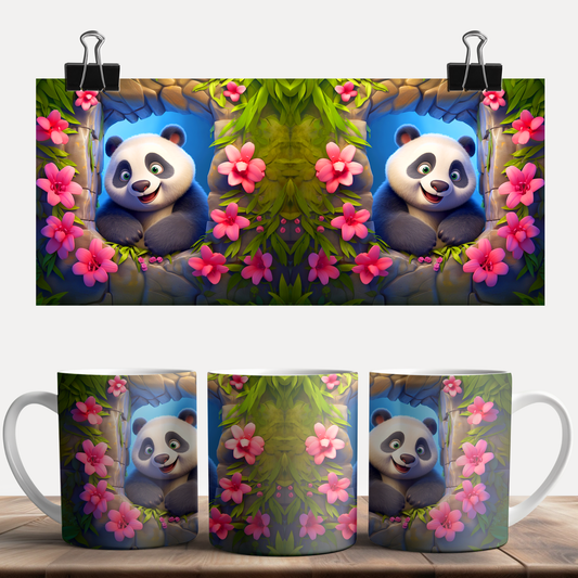 3D Animal Panda Mug
