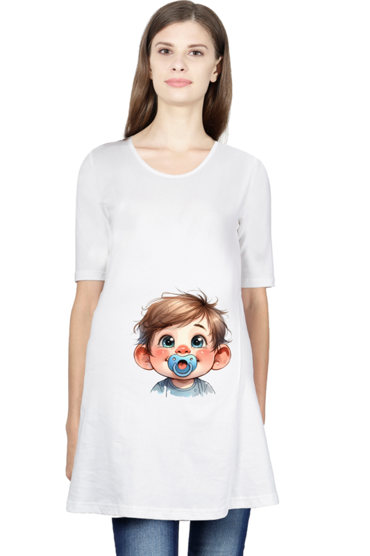 Baby in Tummy Maternity Half Sleeve T-Shirt