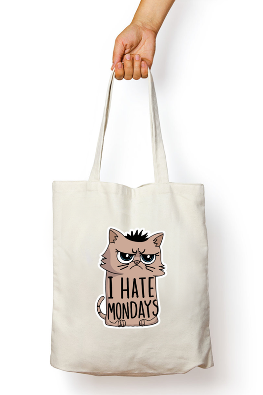 I Hate Mondays - Tote Bags with Zipper