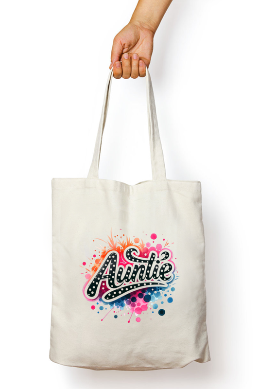 Auntie - Tote Bags with Zipper