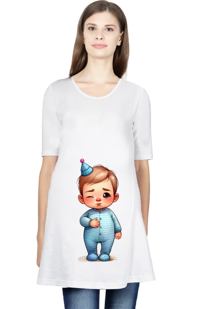 Baby in Tummy Maternity Half Sleeve T-Shirt