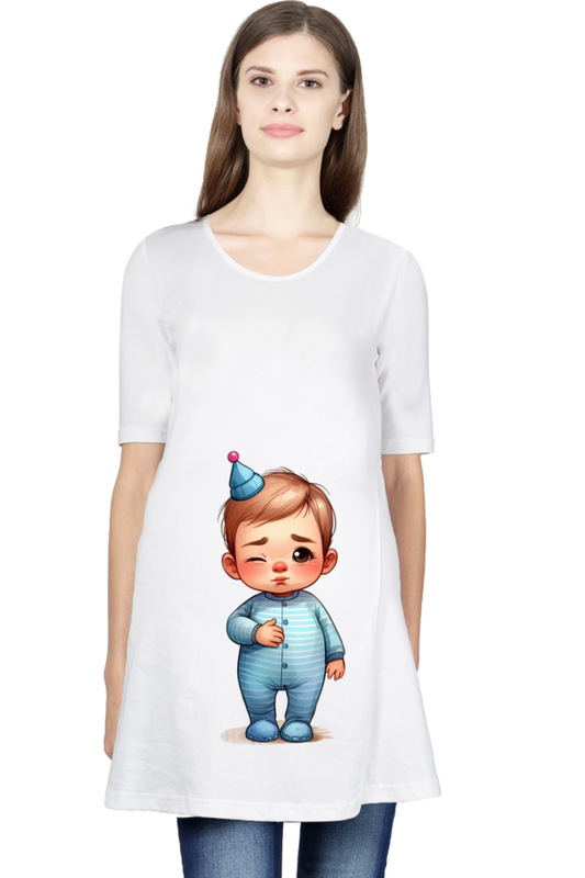Baby in Tummy Maternity Half Sleeve T-Shirt