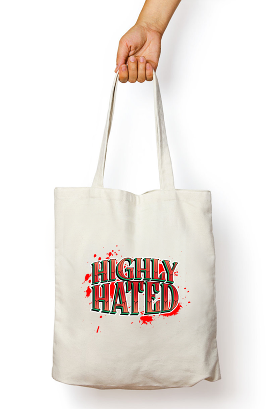 Highly Hated - Tote Bags with Zipper