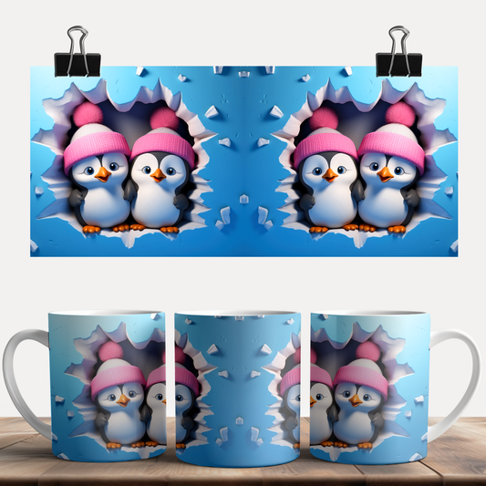 Penguin Christmas Coffee Mug