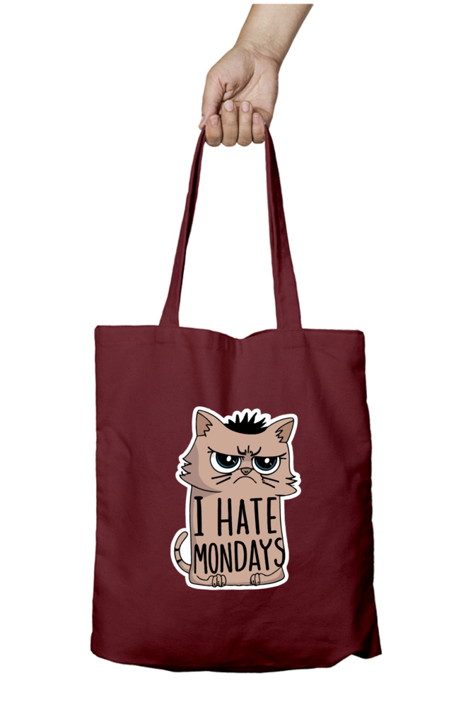 I Hate Mondays - Tote Bags with Zipper