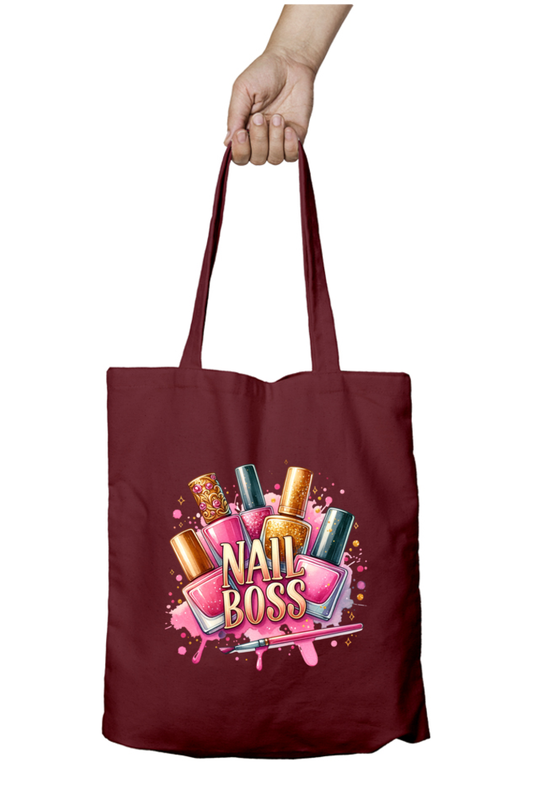 Nail Boss - Tote Bags with Zipper