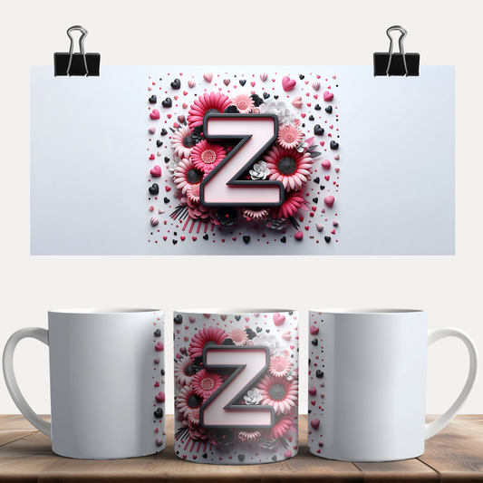 Valentine Alphabet Z Mug