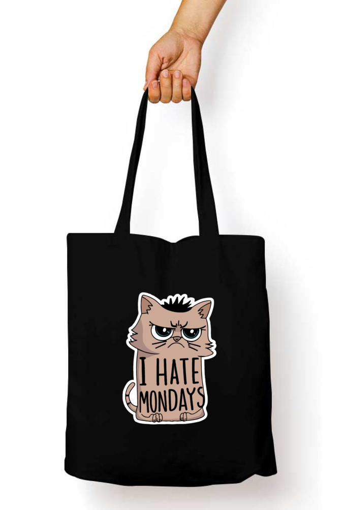 I Hate Mondays - Tote Bags with Zipper
