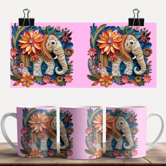 Elephant Art Mug