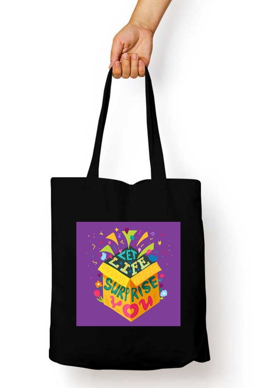 Let Life Surprise You - Tote Bag with Zipper