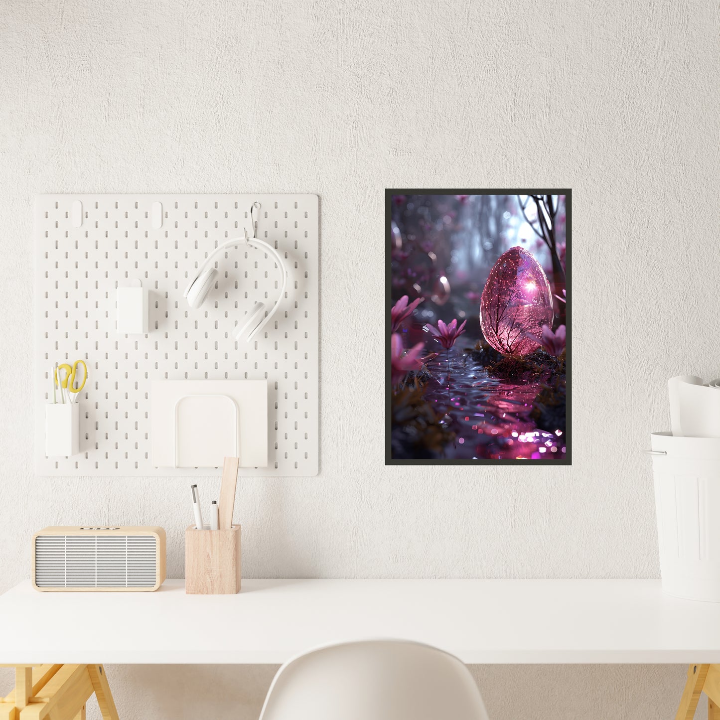 Fantasy Whimsical Easter Egg Wall Art