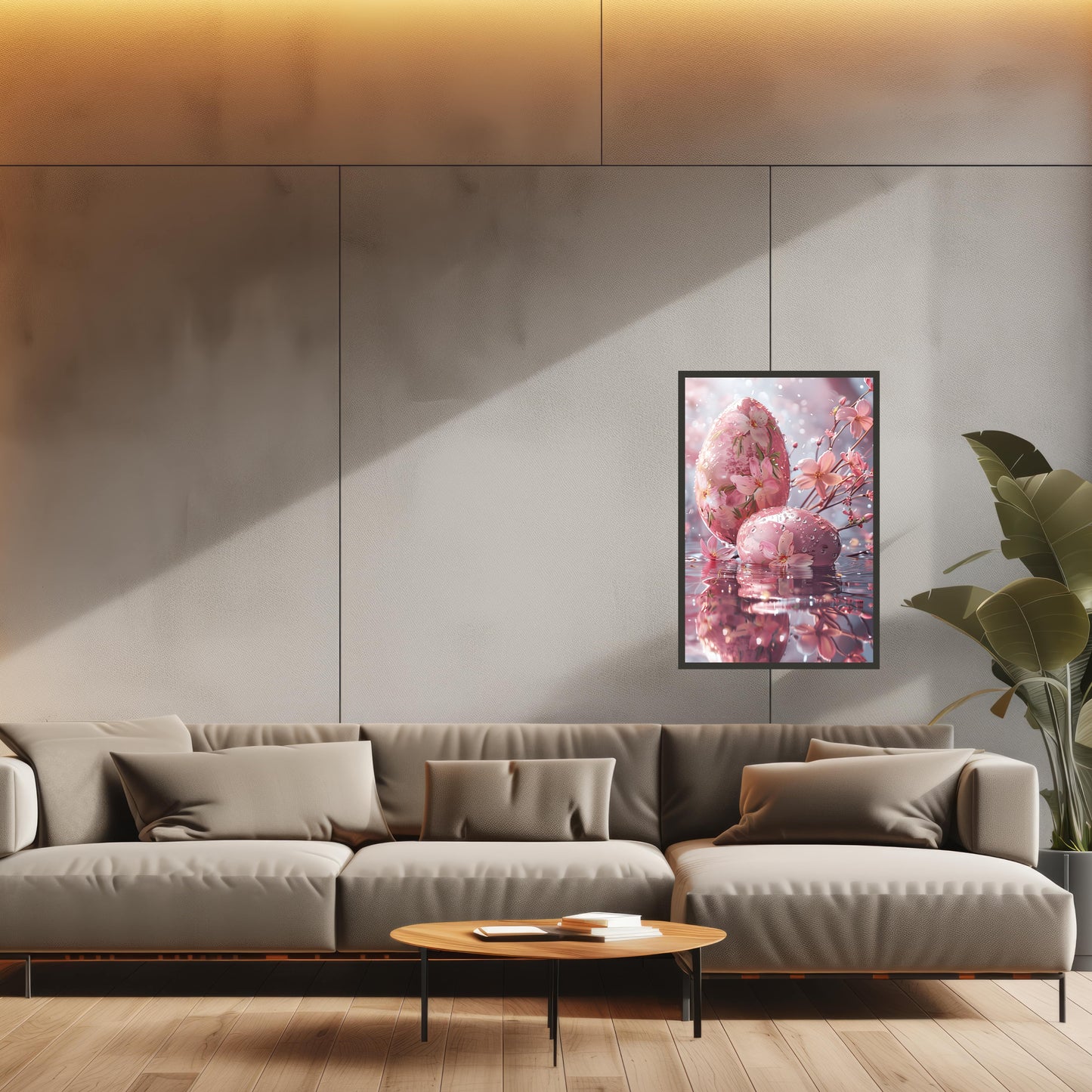 Fantasy Whimsical Easter Egg Wall Art