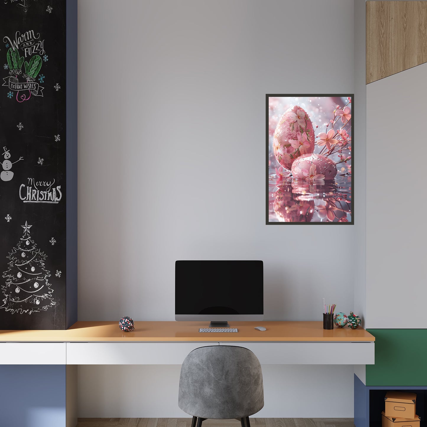 Fantasy Whimsical Easter Egg Wall Art