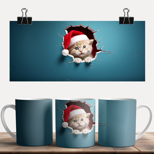 Christmas Cat Mug