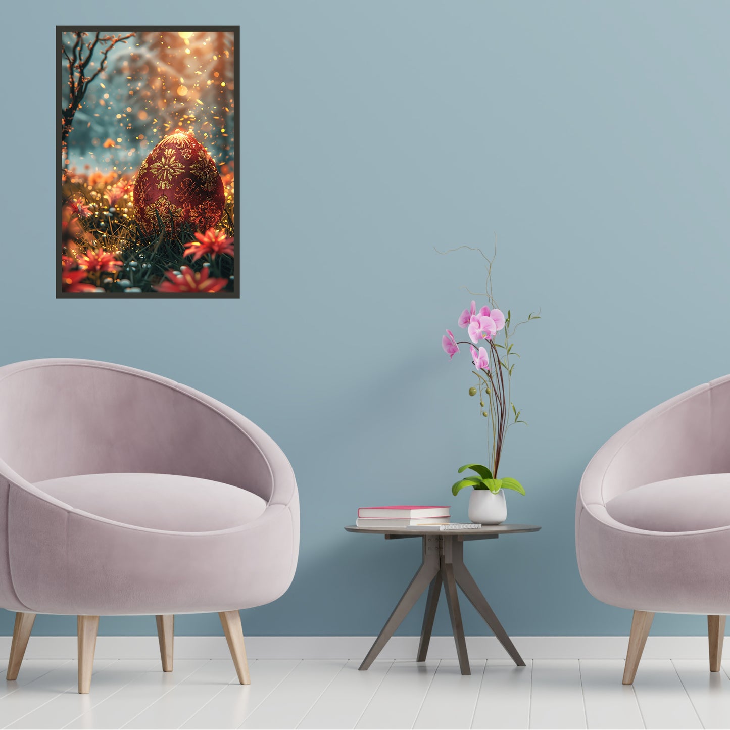 Fantasy Whimsical Easter Egg Wall Art