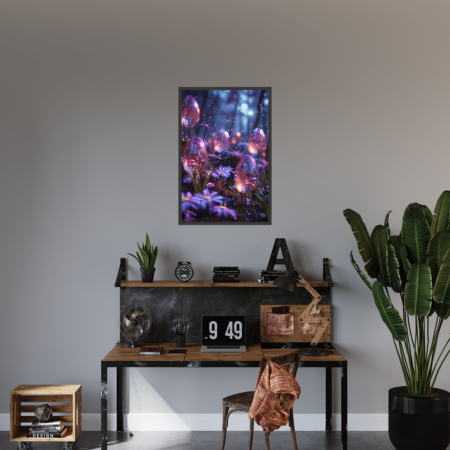Fantasy Whimsical Easter Egg Wall Art