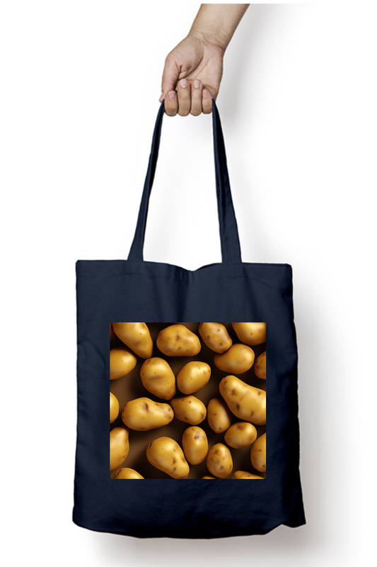 Fresh Potato Tote Bags with Zipper