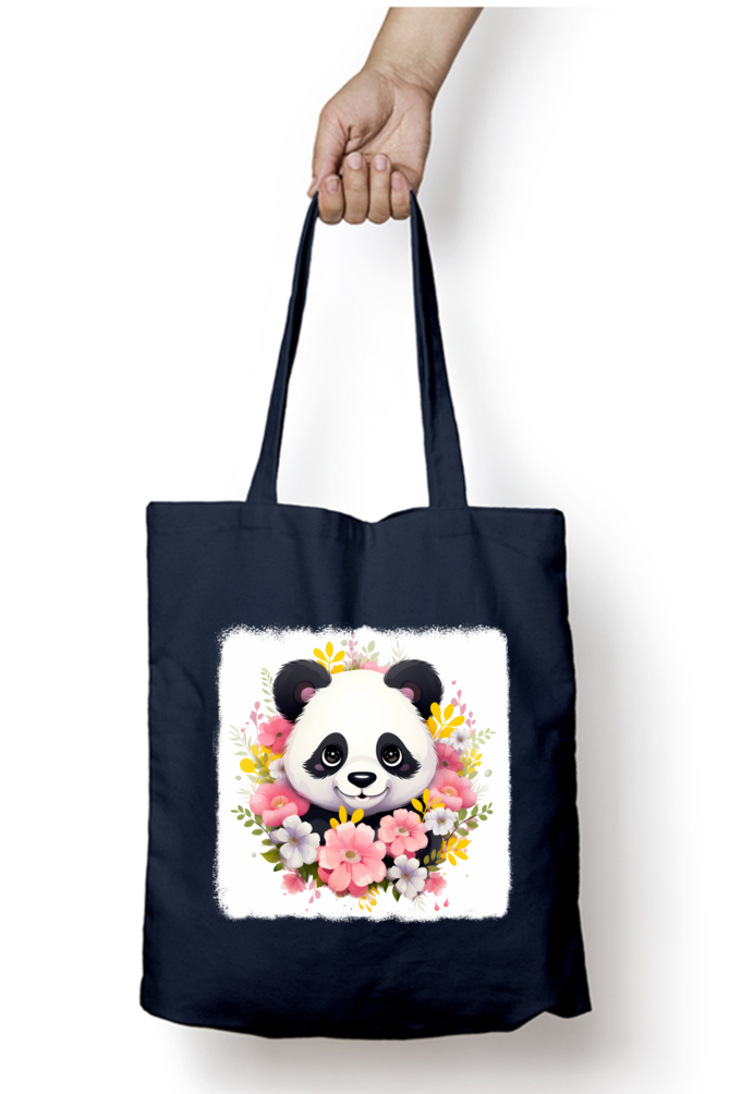 Panda Tote Bags with Zipper