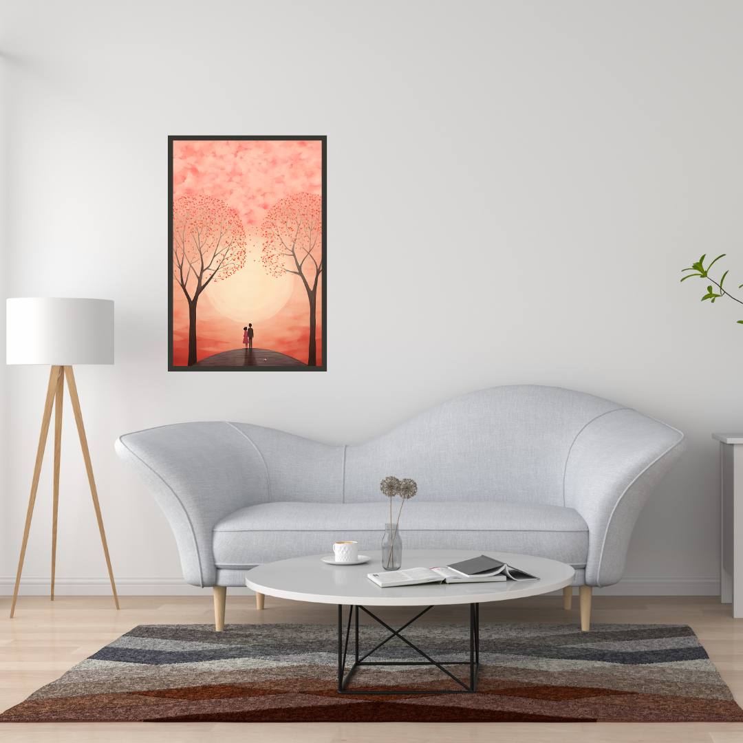 Beautiful Couple Valentine's Day Art