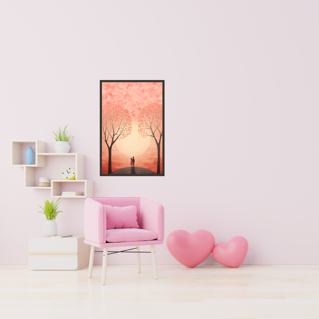 Beautiful Couple Valentine's Day Art