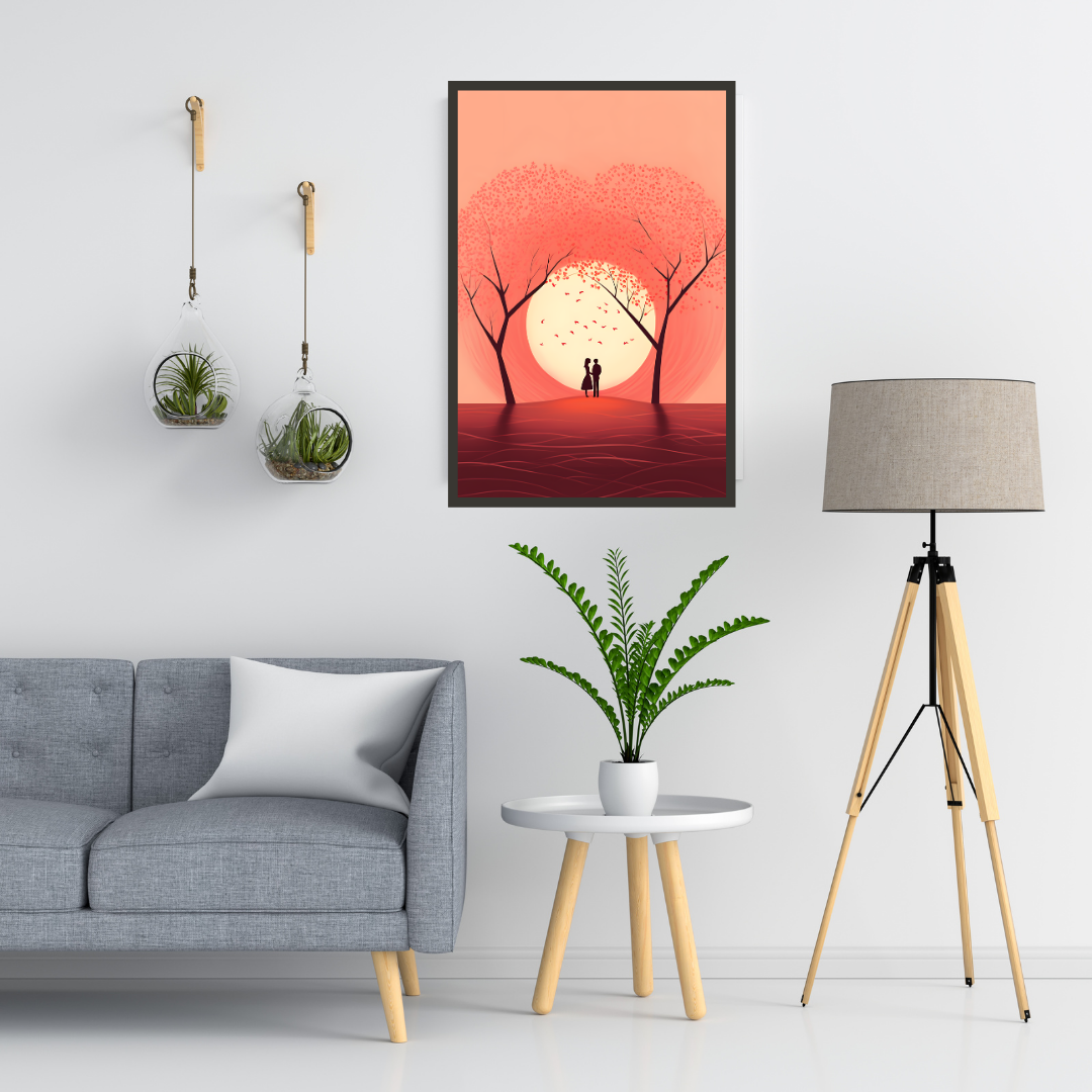 Beautiful Couple Valentine's Day Art