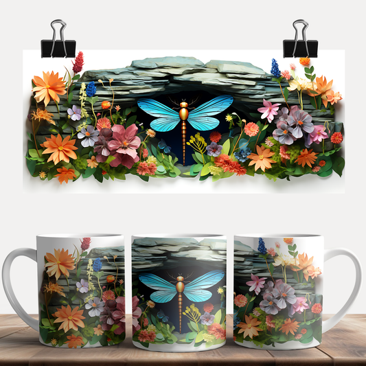 3D Dragon Fly Mug