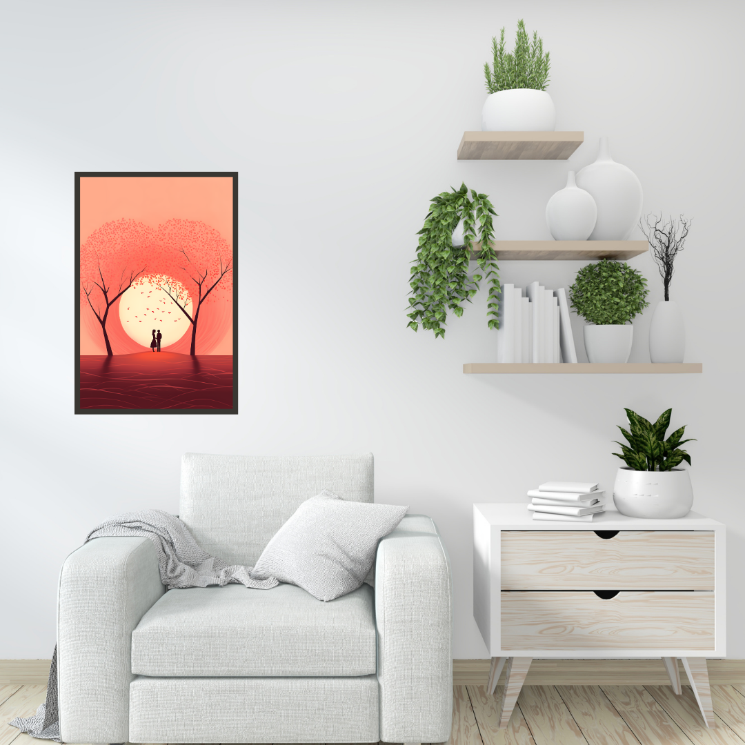 Beautiful Couple Valentine's Day Art