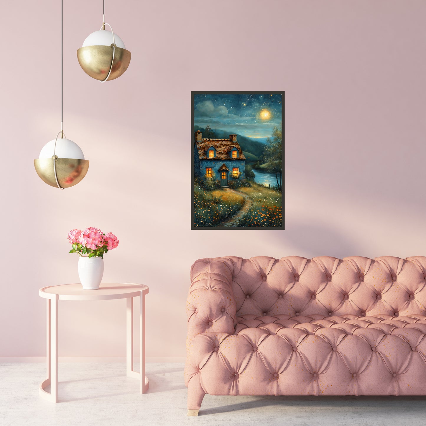 "Starry Night House" Wall Art