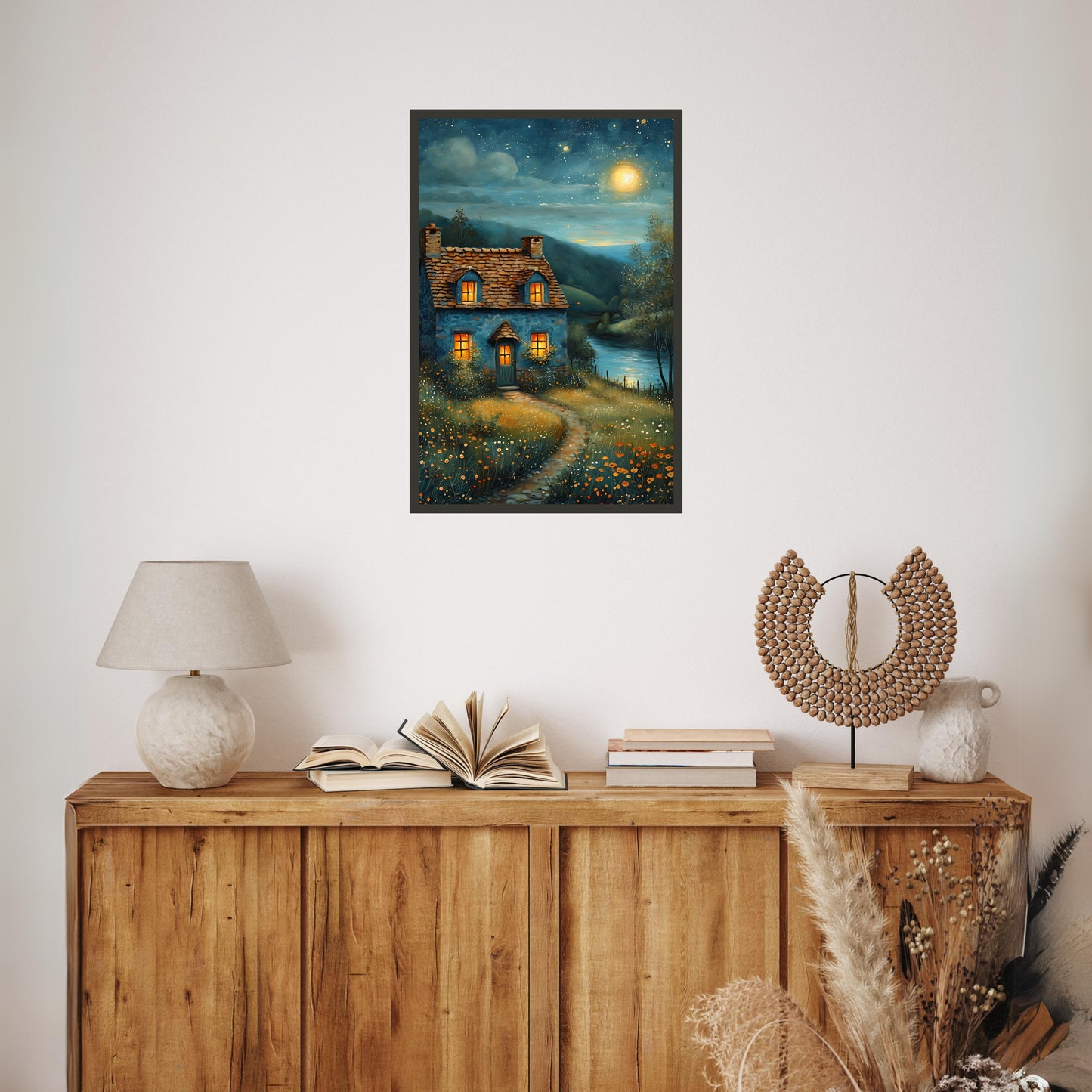 "Starry Night House" Wall Art