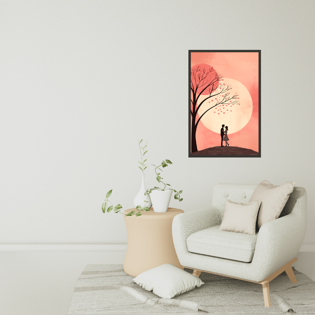 Beautiful Couple Valentine's Day Art