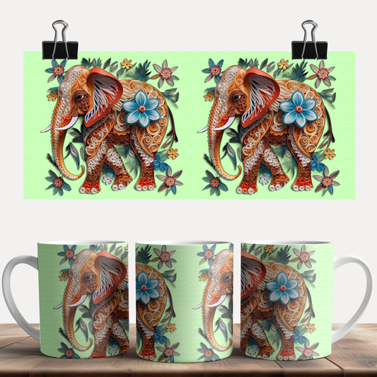 Elephant Art Mug