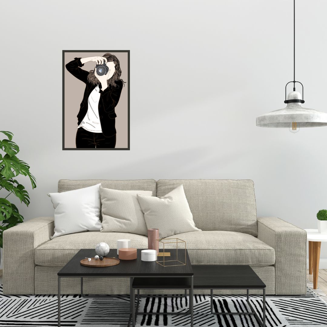 Beautiful Woman Photographer Wall Art