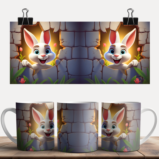 3D Animal Bunny Mug