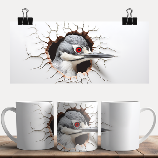 3D Woodpecker Mug