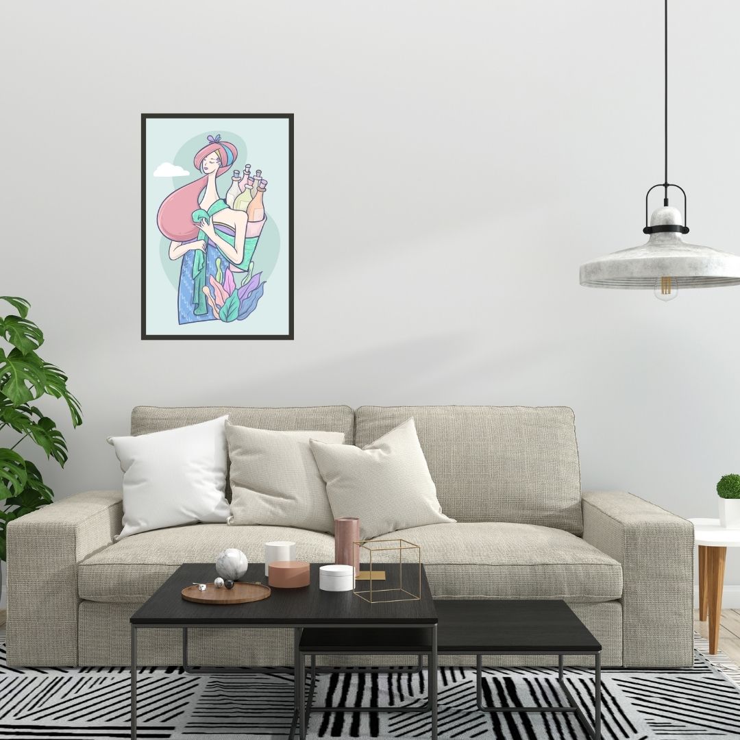 Woman Selling Traditional Drink Wall Art