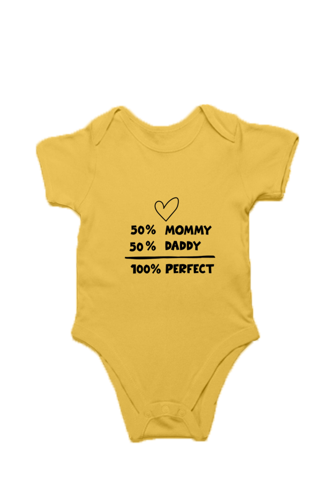 Kids Rompers - 50% Dad, 50% Mom, 100% Perfect