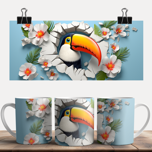 3D Toucan Mug