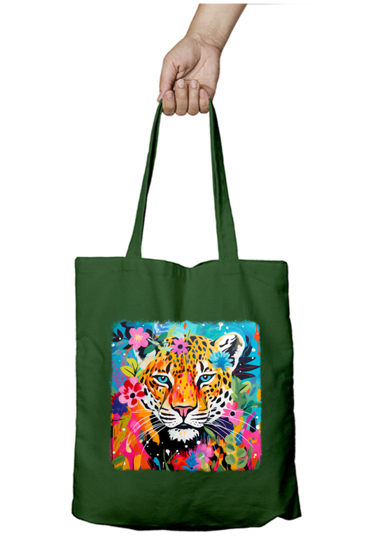 Cute Tiger Tote Bags with Zipper