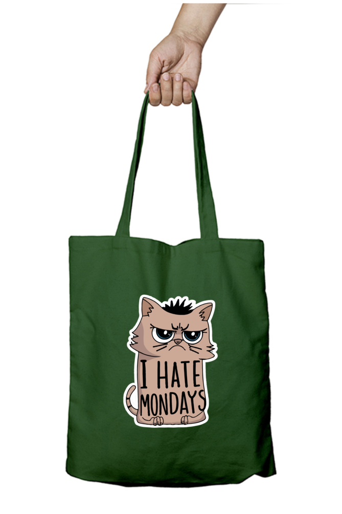 I Hate Mondays - Tote Bags with Zipper